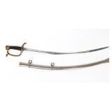Lot 6 US Model 1872 Artillery Dress Saber w Scabbard