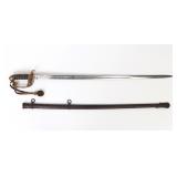 Lot 17 English Infantry Officers Sword w Knot