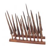 Lot 31 Collection of Colonial Spear Heads, 18-Pieces