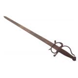 Lot 11 Old Victorian Etched Swept Hilt Rapier