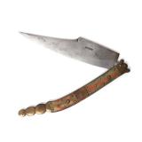 Lot 20 French Albacete Navaja Folding Knife, mid 19th c.