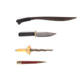 Lot 27 American Bowie, Indonesian Sword & Chinese Dagger