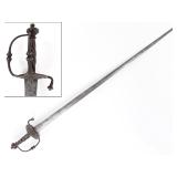 Lot 40 German BroadHanger Sword, 17th century