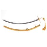 Lot 44 Mameluke Hilted Saber wMother of Pearl Grip