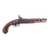 Lot 118 US Military M1816 Flintlock Martial Pistol by S. North