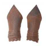 Lot 201 Pair of Etched European Gauntlets