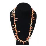 Lot 219 Native American Spondylus Necklace
