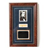 Lot 286 Historical Confederate Signature of Jefferson Davis