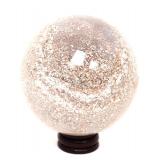 Lot 312 Gorgeous Polished Dinosaur Bone Sphere wStand