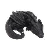 Lot 324 Recumbent Natural Black Tourmaline Dragon