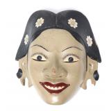 Lot 341 Wood Carved Female Court Dancer, Bali