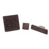 Lot 411 Chinese Bronze Stamps, 3-pieces