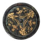 Lot 415 Chinese Gilt Bronze Mirror, Tang Dynasty-style