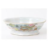 Lot 421 Chinese Oval Porcelain Bowl