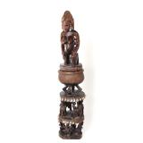 Lot 487 Massive Bambara Bowl Statue, Mali
