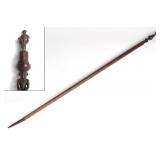 Lot 34 Filipino Double Human Finial Staff