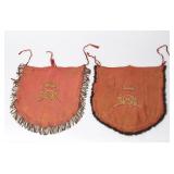 Lot 81 Pair of Fine Trumpeter Flags wCoat of Arms