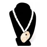 Lot 82 Native American Shell & Stone Necklace