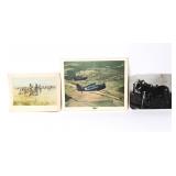 Lot 181 American Cavalry Soldier Photograph and Two Prints