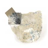Lot 210 Pyrite Cube on Basalt