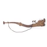 Lot 262 Tibetan Metal Dragon Ritual Horn