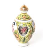 Lot 278 Chinese Yellow Articulated Snuff Bottle
