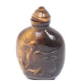 Lot 285 Agate Carved Chinese Snuff Bottle