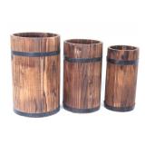 Lot 329 Set of Three Chinese Wood Nesting Hat Stands