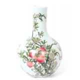 Lot 393 Gorgeous Chinese Blanc de Chine Peach Vase