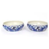 Lot 413 Chinese Blue & White Porcelain Planters