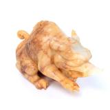 Lot 428 Chinese Hardstone Carving of a Beast