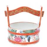 Lot 441 Japanese Porcelain Water Well Bucket