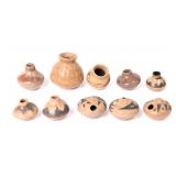 Lot 450 Miniature Southwest Pottery Vase Collection