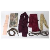 Lot 10 Five Japanese Textile Sword & Dagger Sleeves