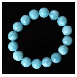 Lot 56 Attractive Aquamarine Beaded Bracelet