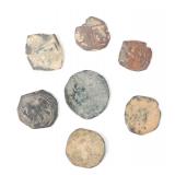 Lot 79 Collection of 7 Medieval Copper Coins