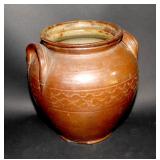 Lot 115 Antique French Salt Glazed Jug