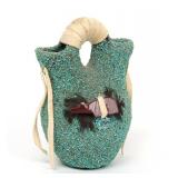 Lot 159 Lovely Detailed Native American Fetish Pot, Bear