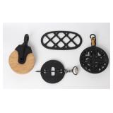 Lot 230 Assorted Lot of Wrought Iron Kitchen Parts