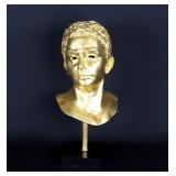 Lot 247 Bright Roman Bronze style Bust of Senator