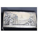 Lot 249 Large Silver High Relief Plaque