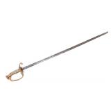 Lot 11 US Navy Etched Sword w D grip