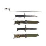 Lot 31 Collection of Three Bayonets