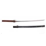 Lot 74 Japanese Samurai Sword, Signed Koto Blade