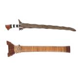 Lot 91 Huge Moro Kris with Heavy Weight Laminated Blade