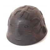 Lot 162 Rare Ifugao Wood Carved Helmet, Philippines