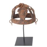 Lot 163 African Fon or Dahome Iron Cap, circa 1940s