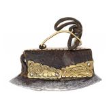 Lot 165 Engraved Brass Tibetan Chuckmuck Firestart, 19th c.