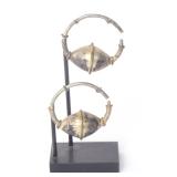 Lot 174 Byzantine Silver Gilt Earrings, 10th to 12th C. AD