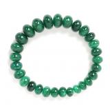 Lot 190 Gorgeous Natural Emerald Beaded Bracelet
